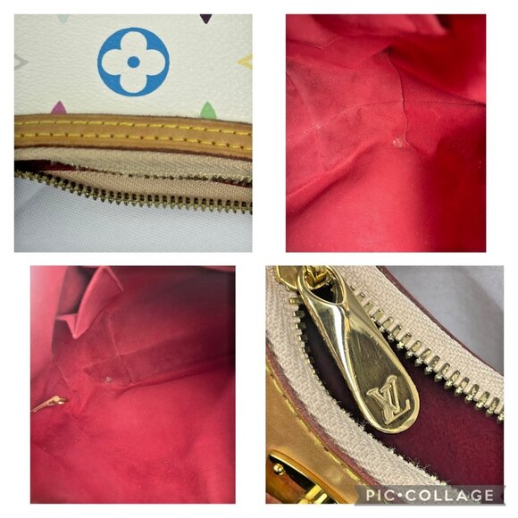 LOUIS VUITTON Greta Multicolore Hobo Shoulder Bag Murakami Monogram LV Bag - Picture 16 of 16